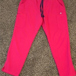 Figs Women's Pants in Bright Pink